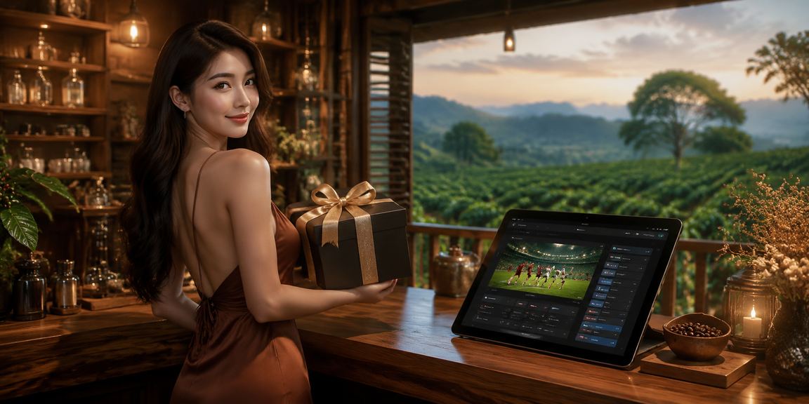 Người dùng tại Buôn Ma Thuột thưởng thức cà phê và liên hệ hỗ trợ xsdthap qua điện thoại