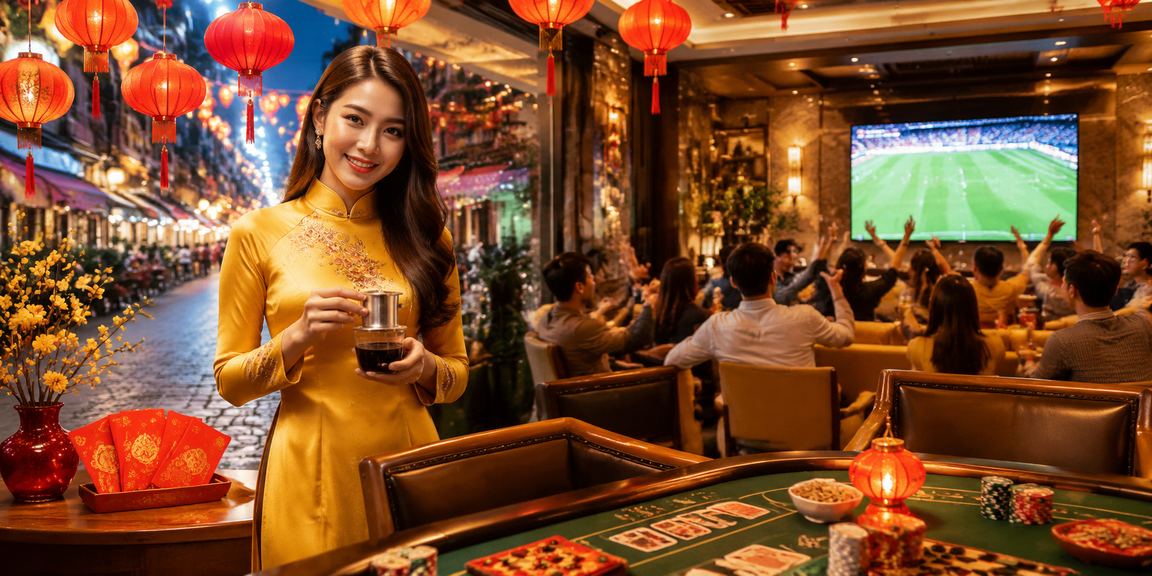 Người chơi Hà Nội thưởng thức trò chơi bài trực tuyến cùng cà phê buổi sáng