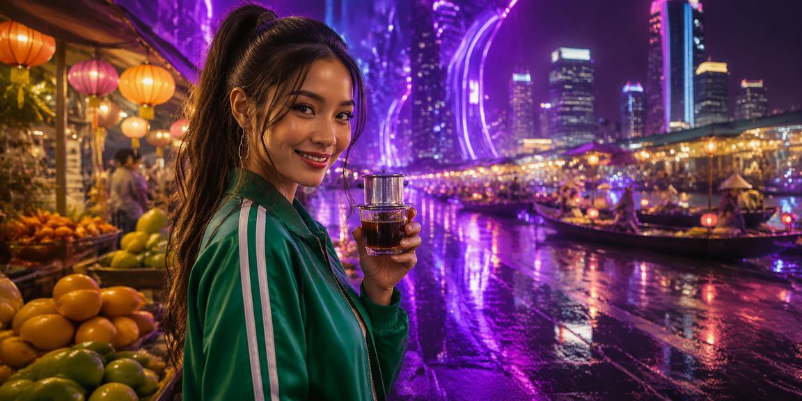 Người dùng vùng Mekong thưởng thức cà phê và theo dõi kết quả thể thao qua điện thoại